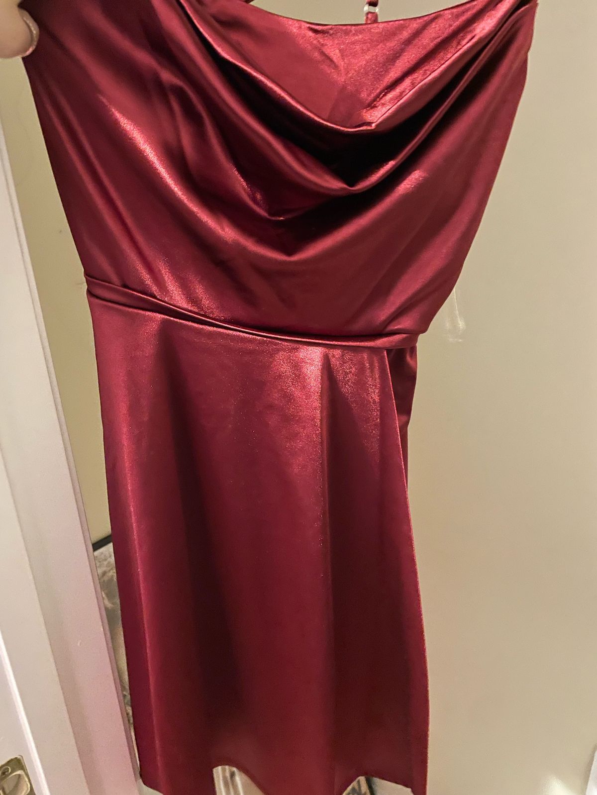 Size 12 Red A-line Dress on Queenly