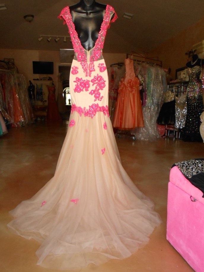 Size 2 Pageant Pink Mermaid Dress on Queenly