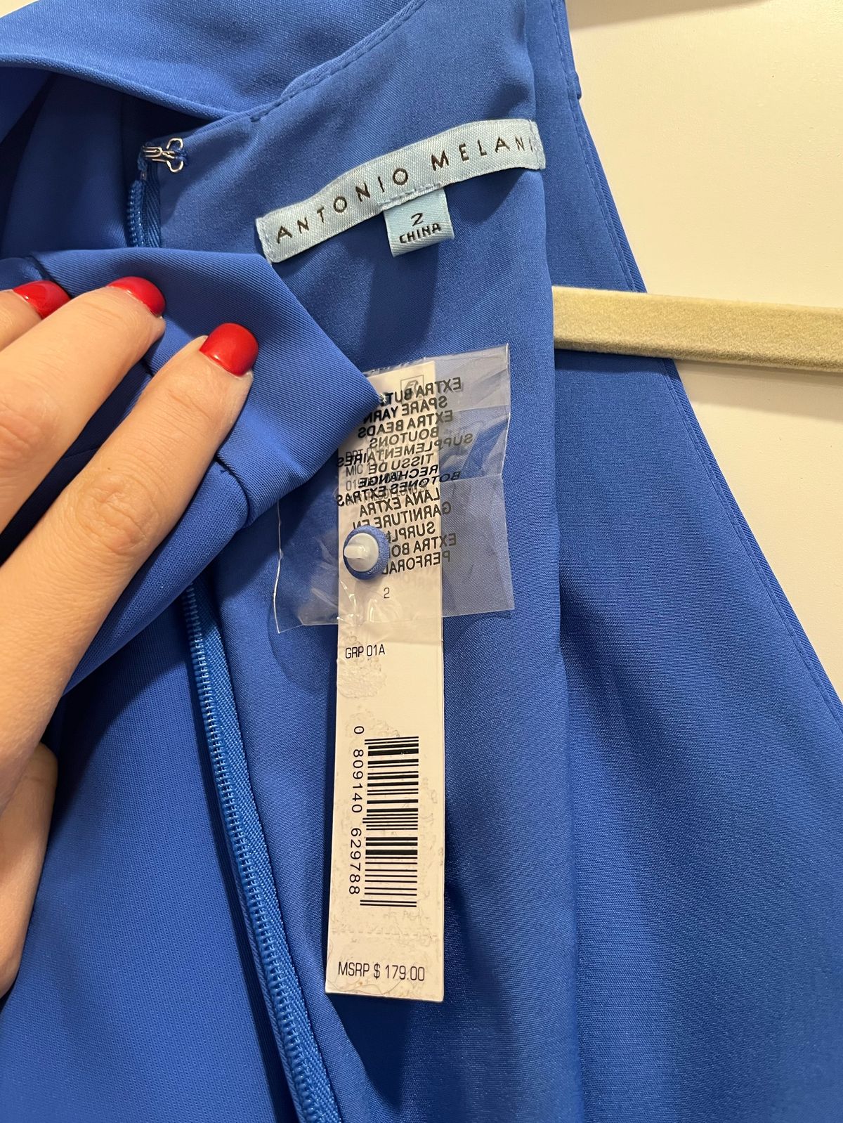 Antonio Melani Size 2 Blue Formal Jumpsuit on Queenly
