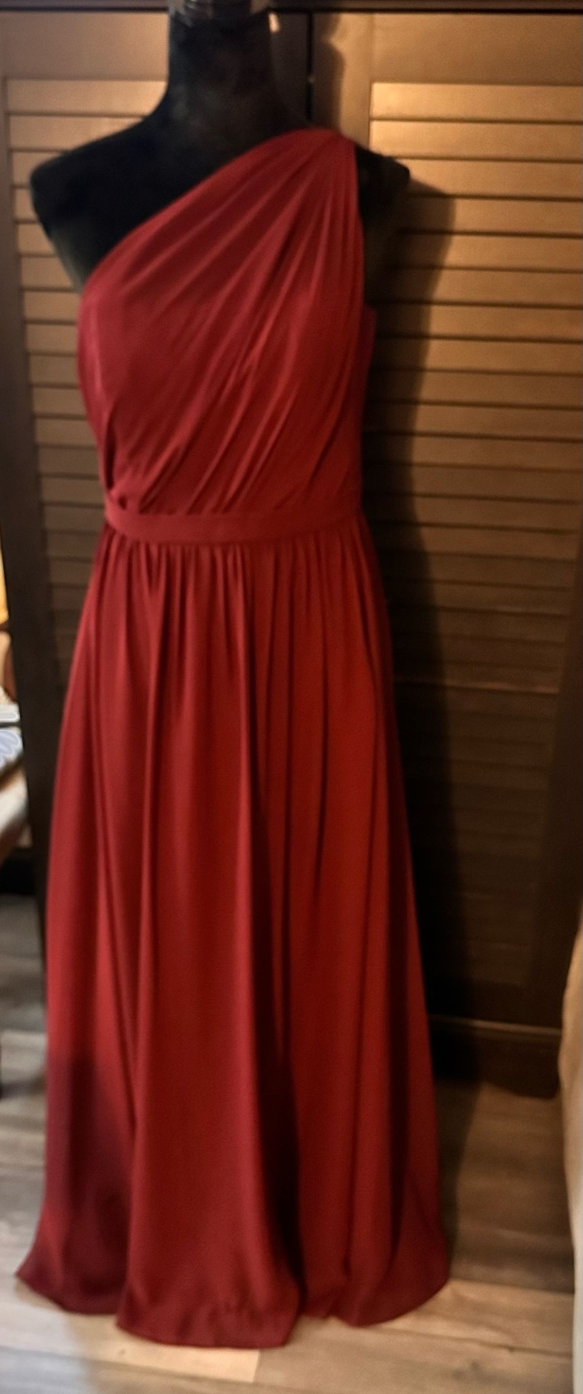 Alfred Angelo Size 8 Prom Red Floor Length Maxi on Queenly