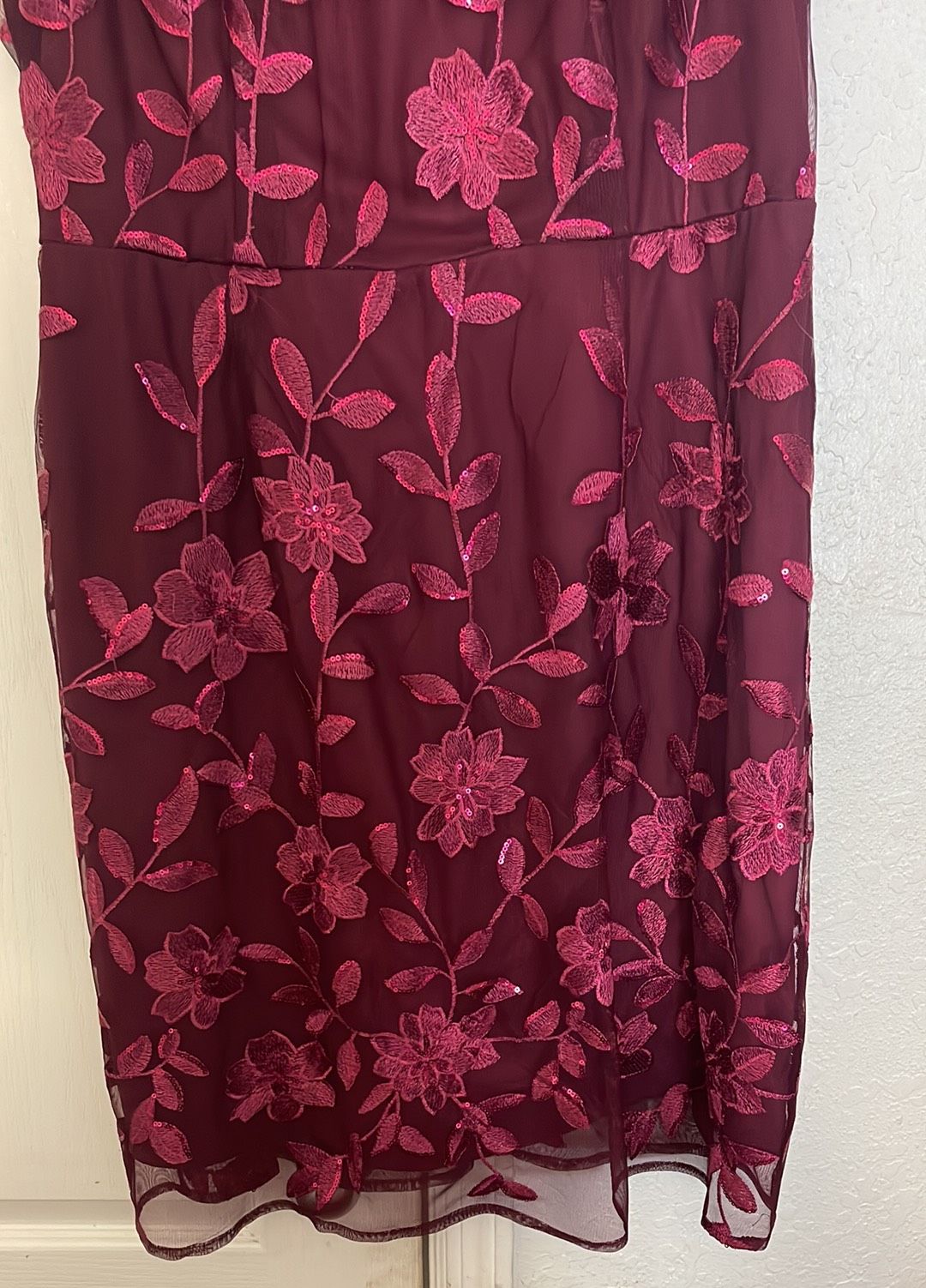 Plus Size 16 Red Cocktail Dress on Queenly