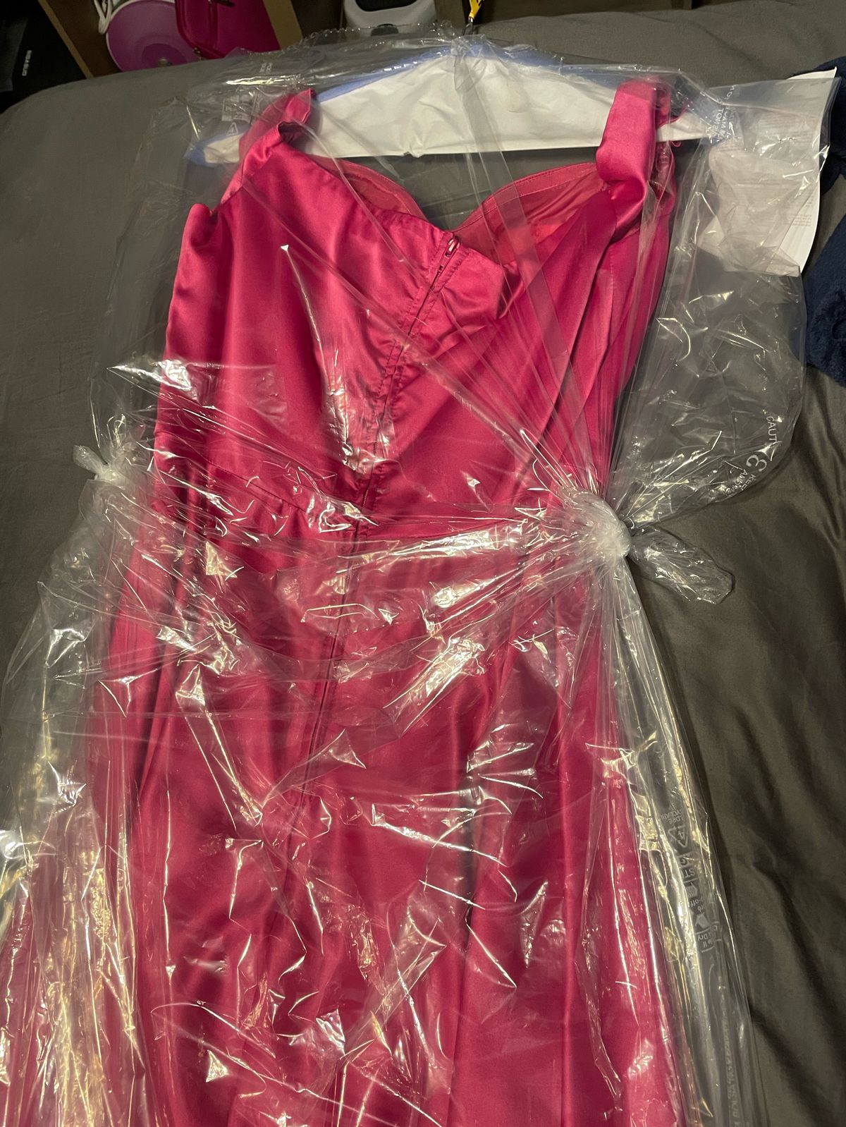 Size 12 Prom Pink Floor Length Maxi on Queenly