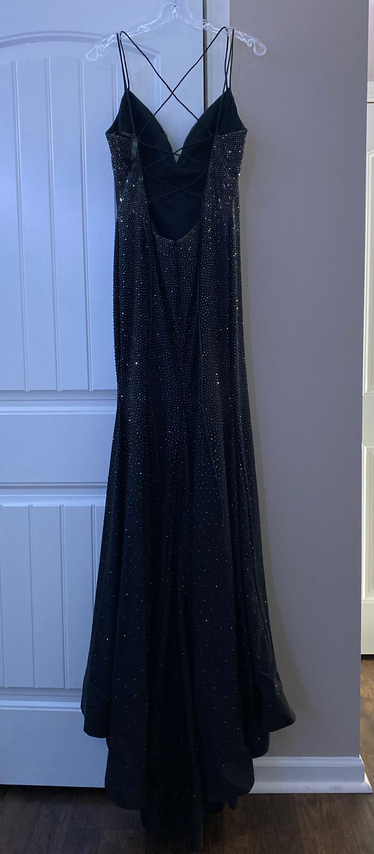 Sherri Hill Size 14 Prom Black A-line Dress on Queenly