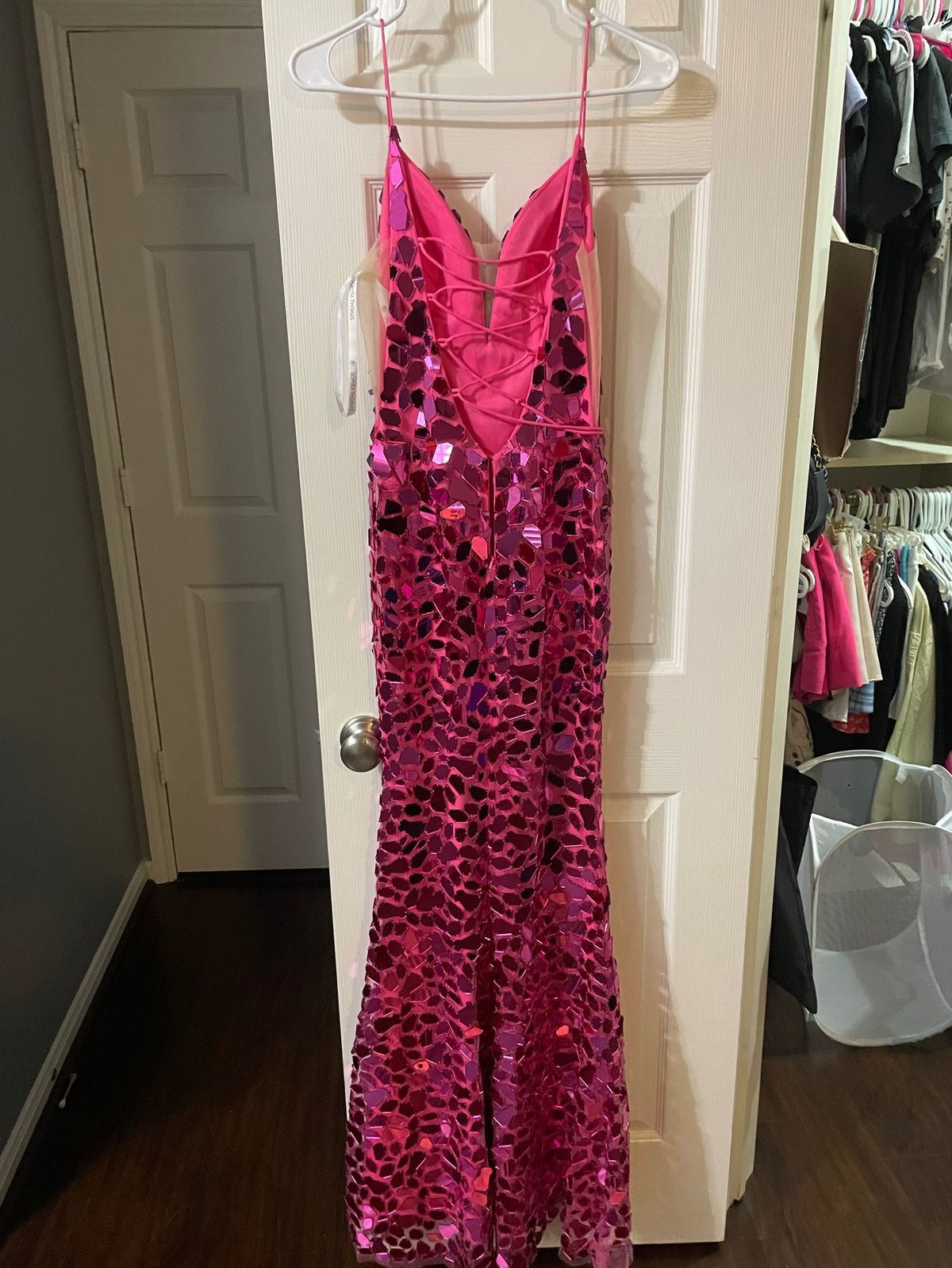 Size 0 Prom Pink Mermaid Dress on Queenly