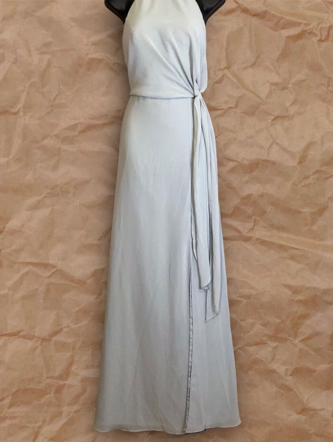 BHLDN, Anthropologie Size 10 Prom Blue Side Slit Dress on Queenly