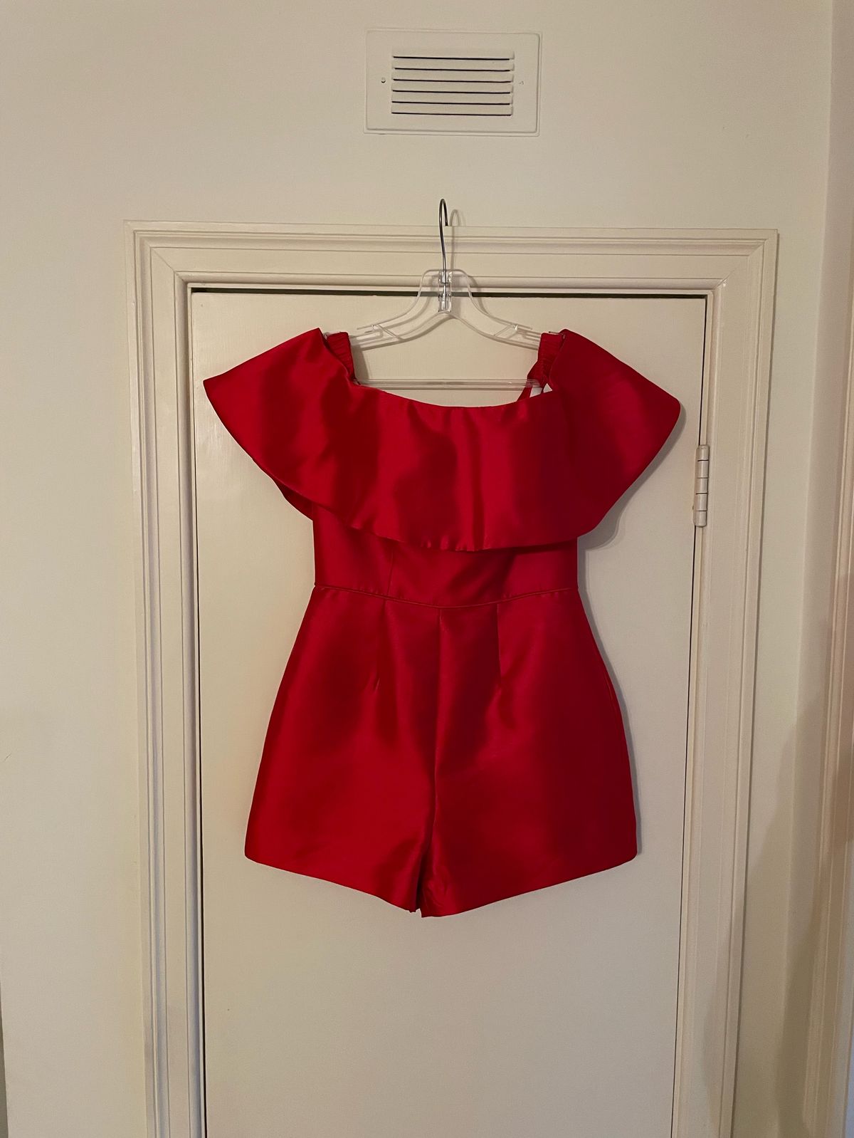 Rachel Allan Size 0 Red Formal Jumpsuit on Queenly