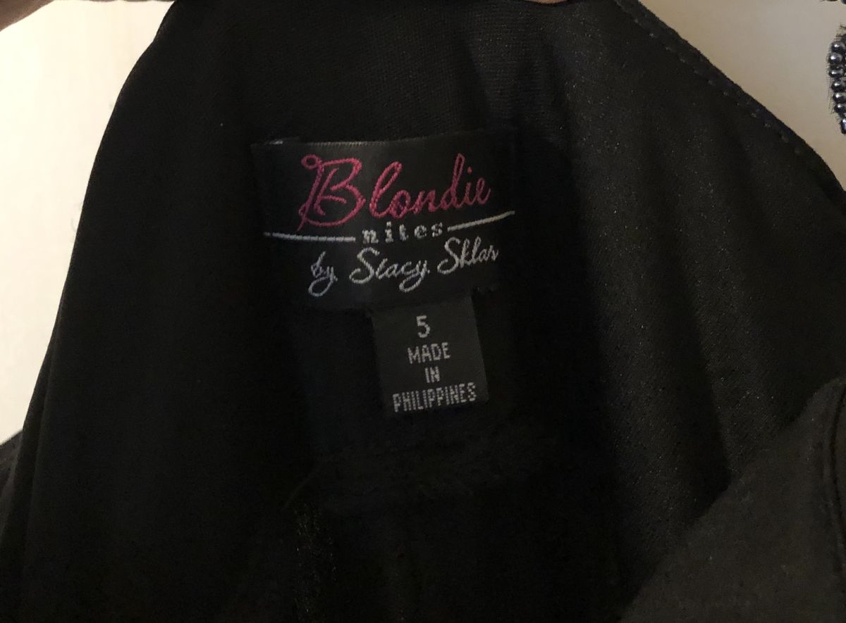 Blondie Nites Size 6 Prom Black Floor Length Maxi on Queenly