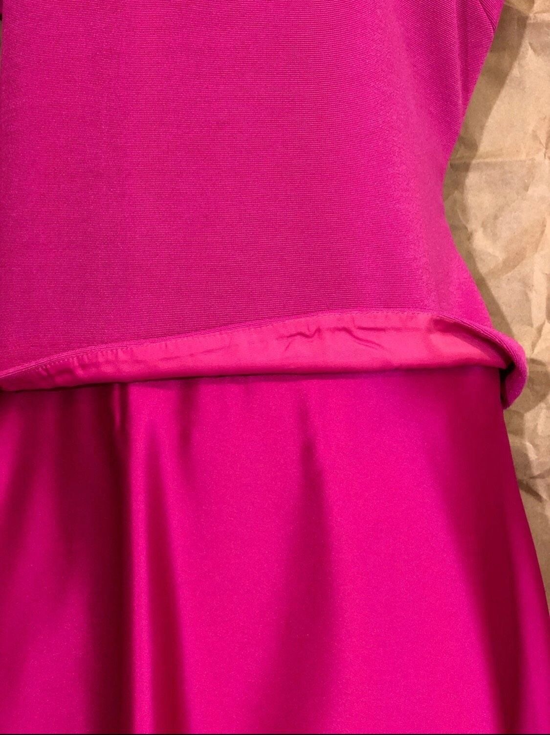Vintage Bari Jay Size 6 Prom Satin Pink A-line Dress on Queenly