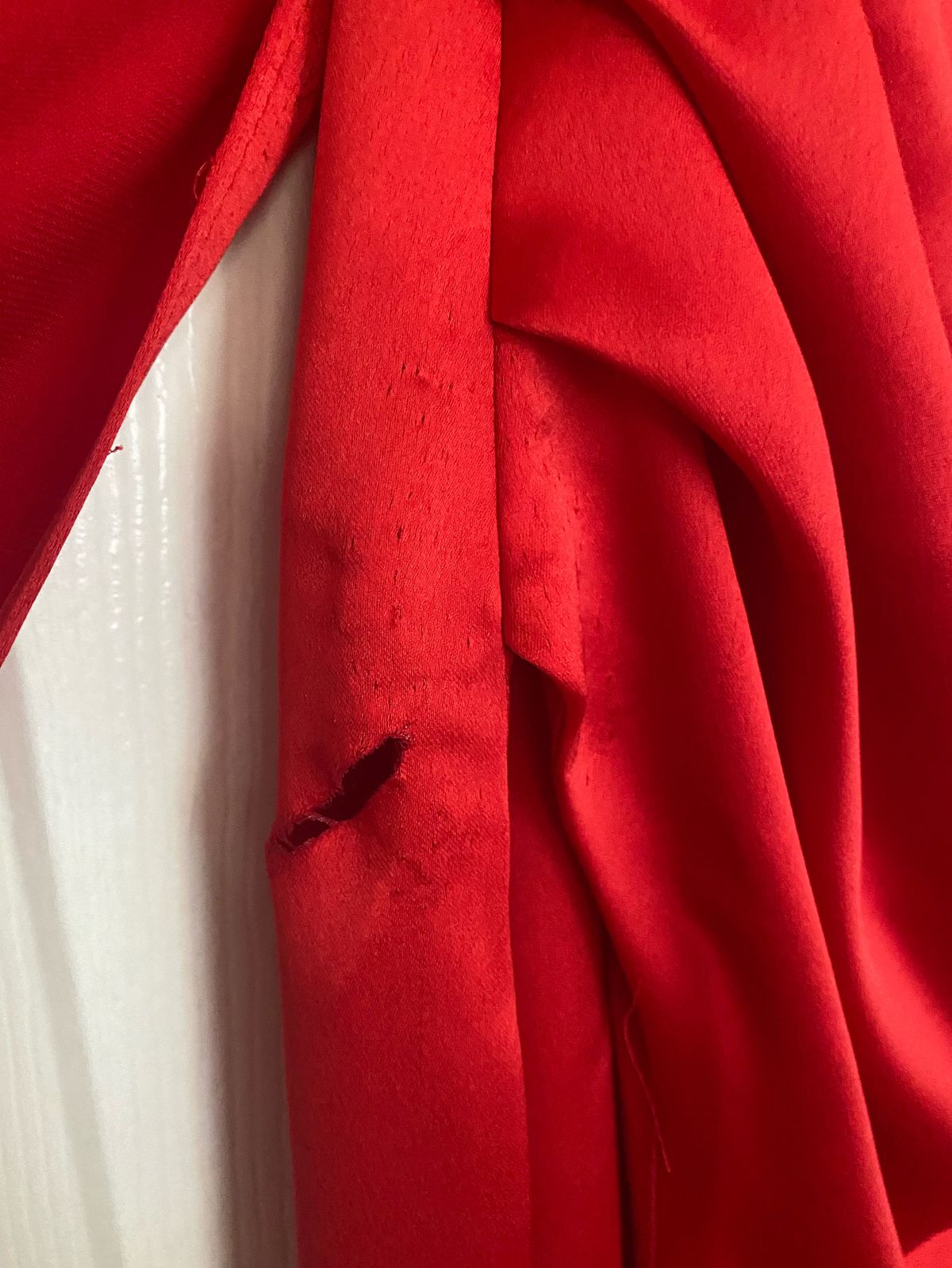 Tarik Ediz Size 6 Red Side Slit Dress on Queenly