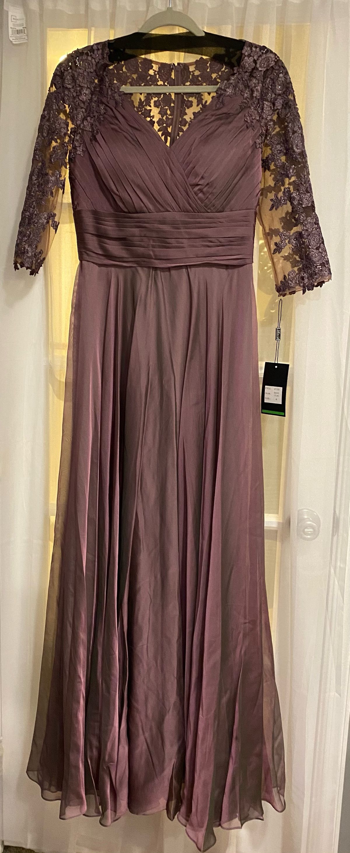 La Femme Size 6 Prom Pink Floor Length Maxi on Queenly