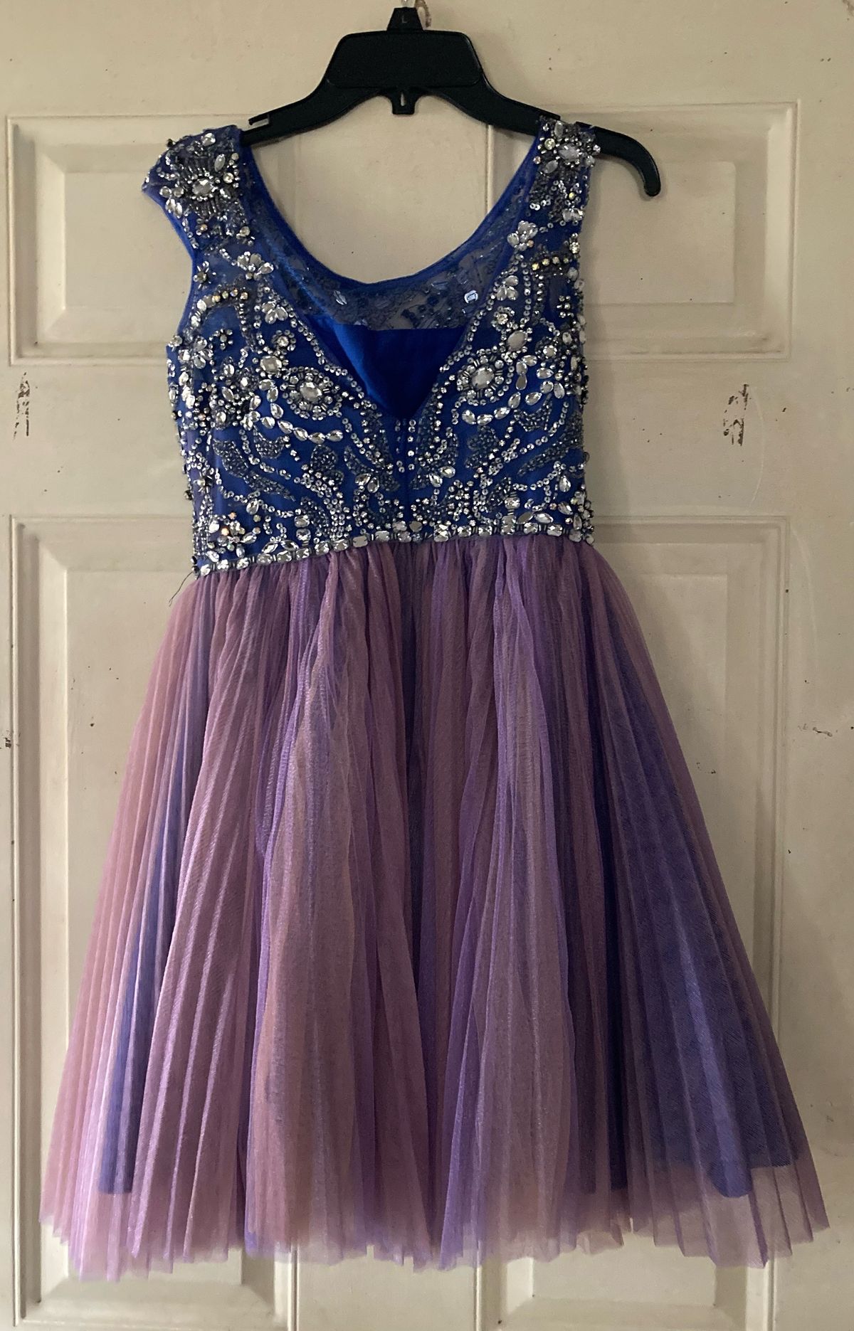 Size 0 Purple Ball Gown on Queenly