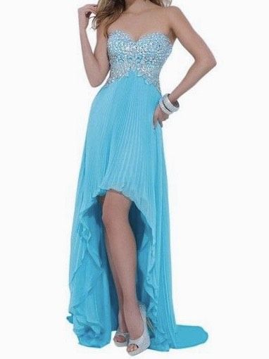 Tony Bowls Size 2 Blue Dress With Train on Queenly
