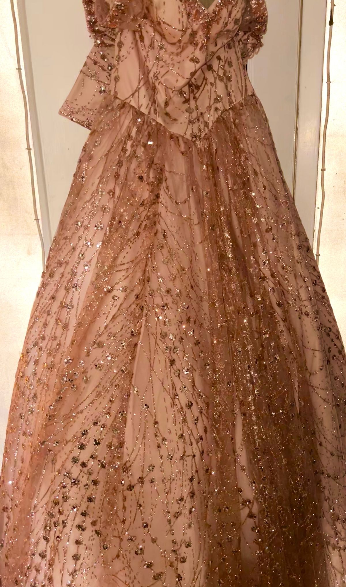 Elizabeth k by gls Size 8 Rose Gold Ball Gown on Queenly