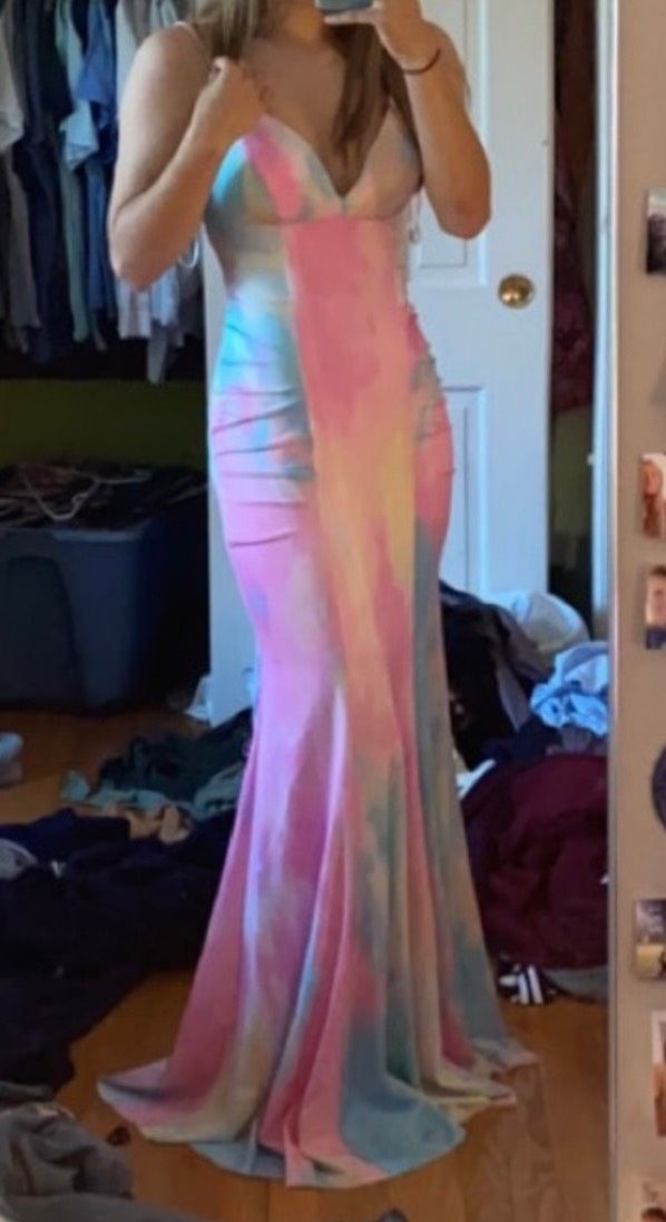Sherri Hill Size 4 Prom Light Pink Mermaid Dress on Queenly