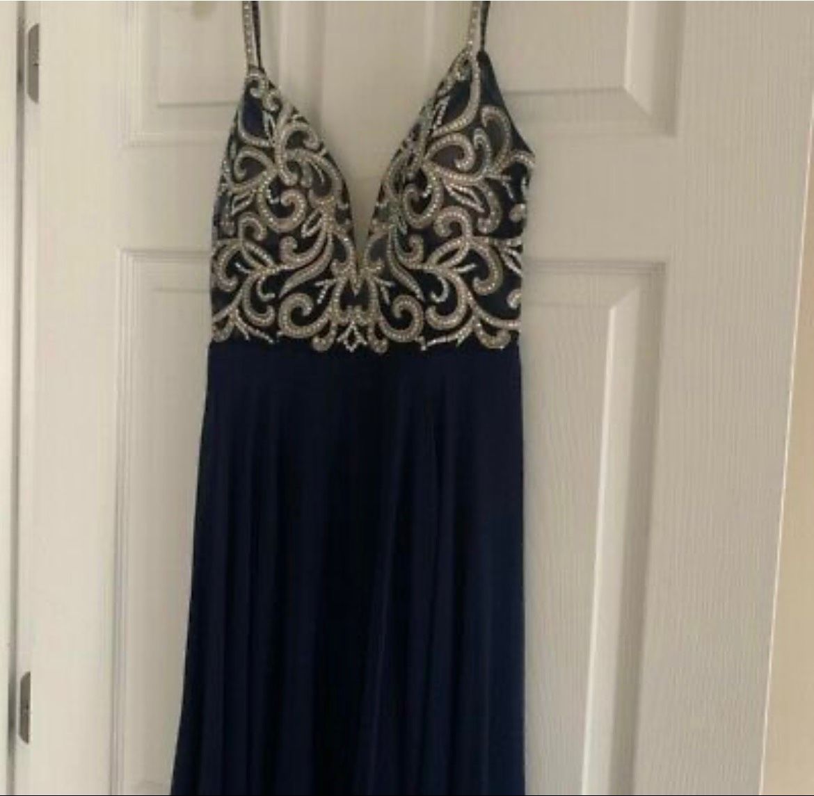 David's Bridal Size 2 Prom Blue A-line Dress on Queenly