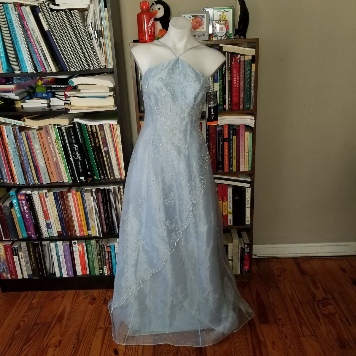 Vintage Size 4 Blue A-line Dress on Queenly