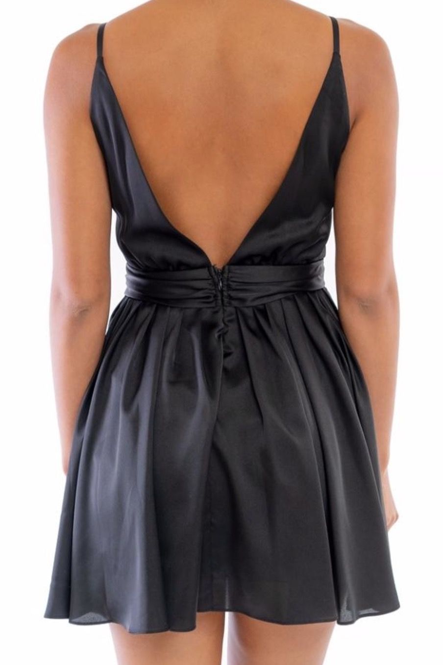 Style LD5458 Luxxel Size 2 Black Cocktail Dress on Queenly