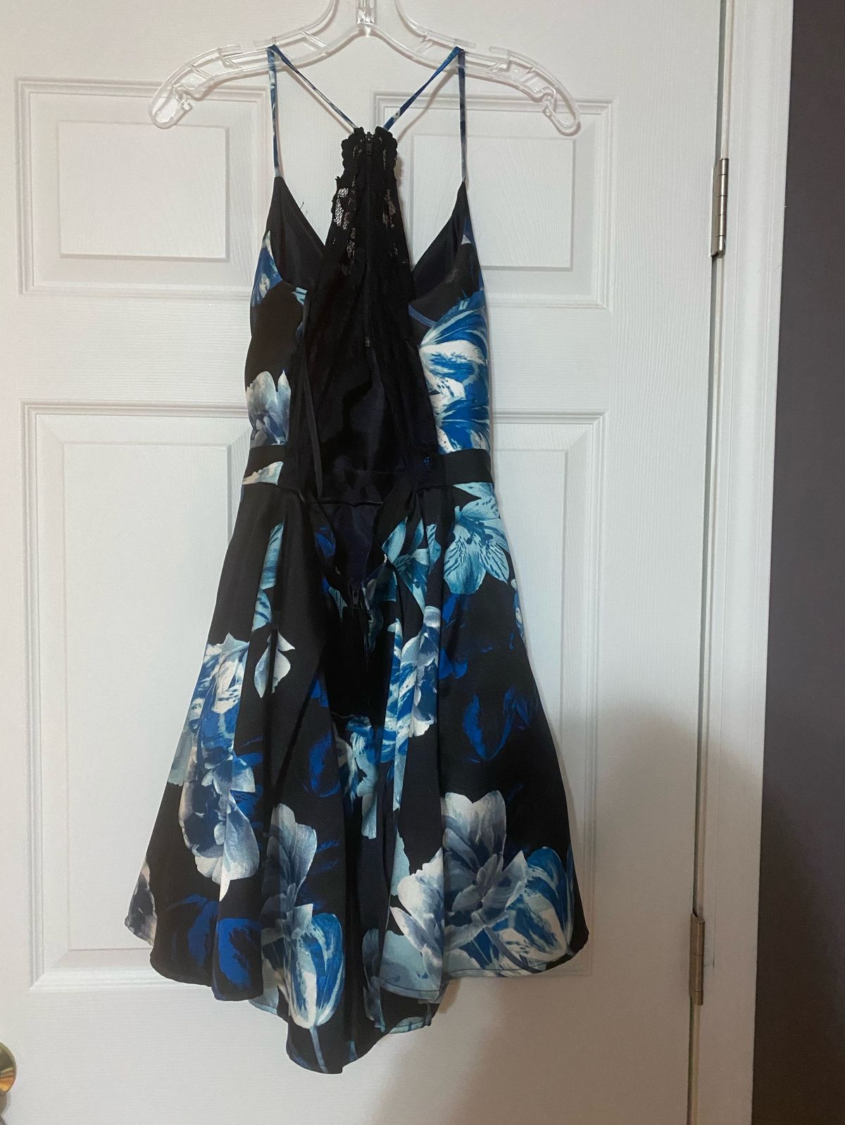 Windsor Girls Size 7 Homecoming Black A-line Dress on Queenly