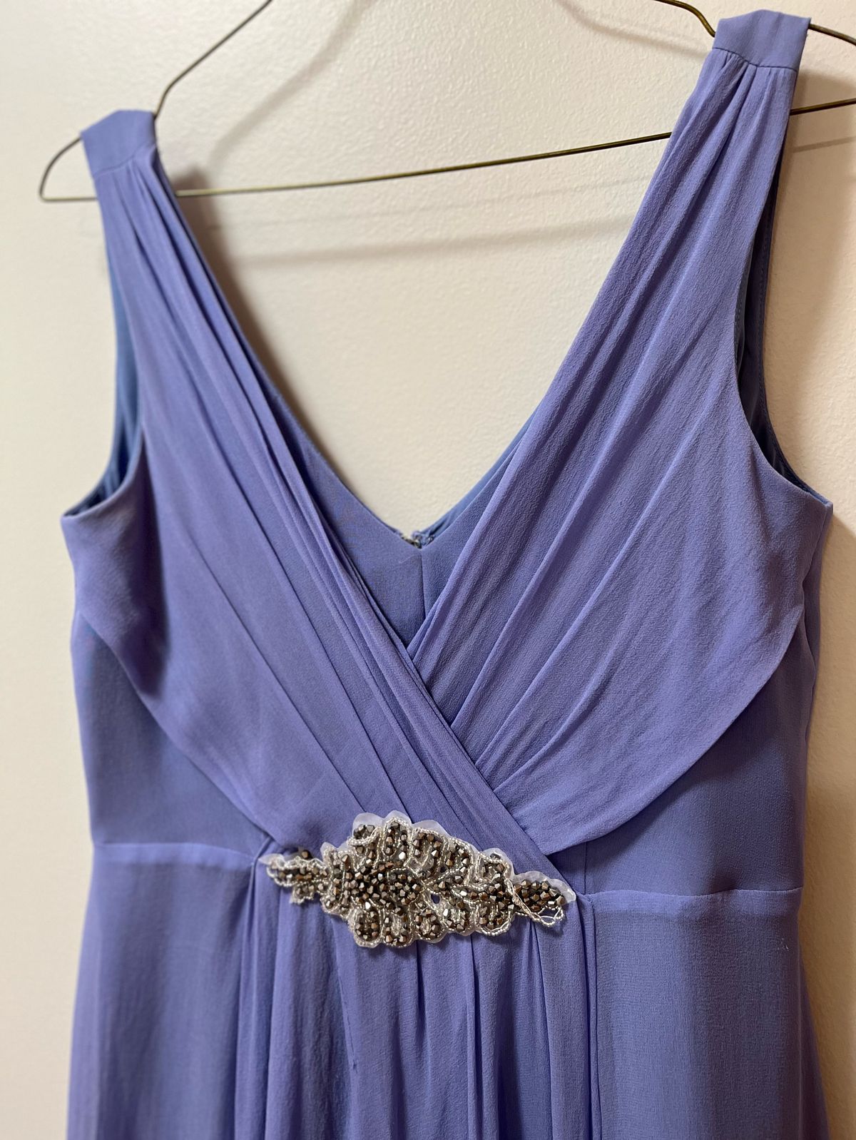 Almost famous Size 4 Prom Blue A-line Dress on Queenly
