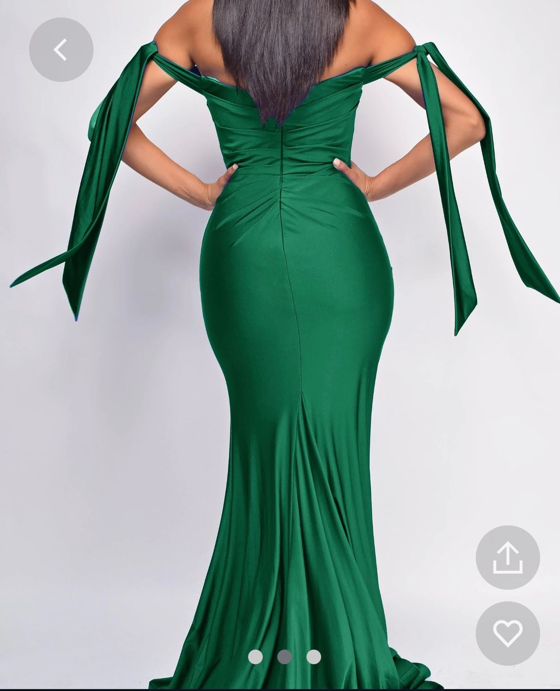 Emprada Size 10 Prom Green Side Slit Dress on Queenly