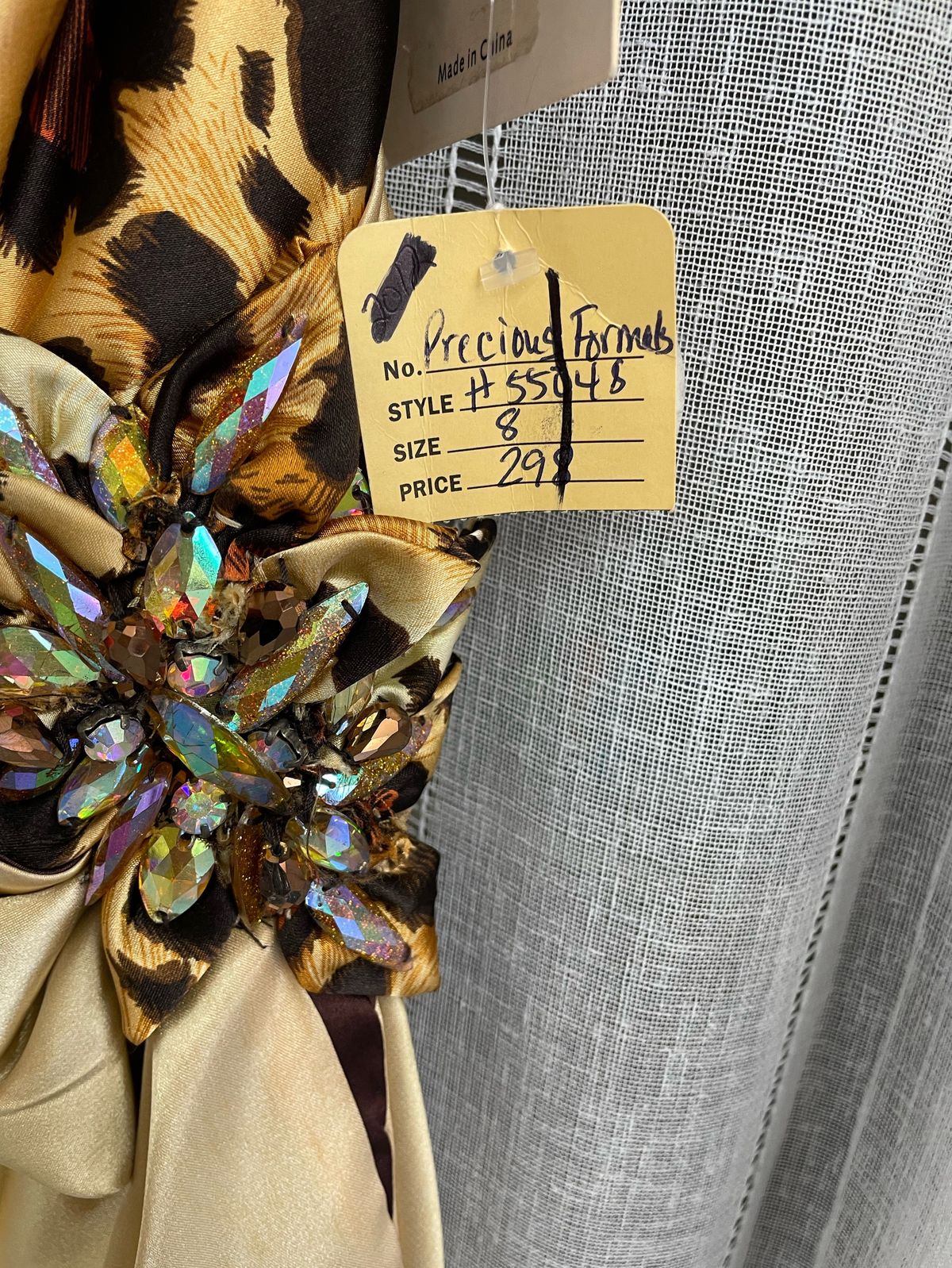 Precious Formals Size 8 Homecoming Gold Cocktail Dress on Queenly