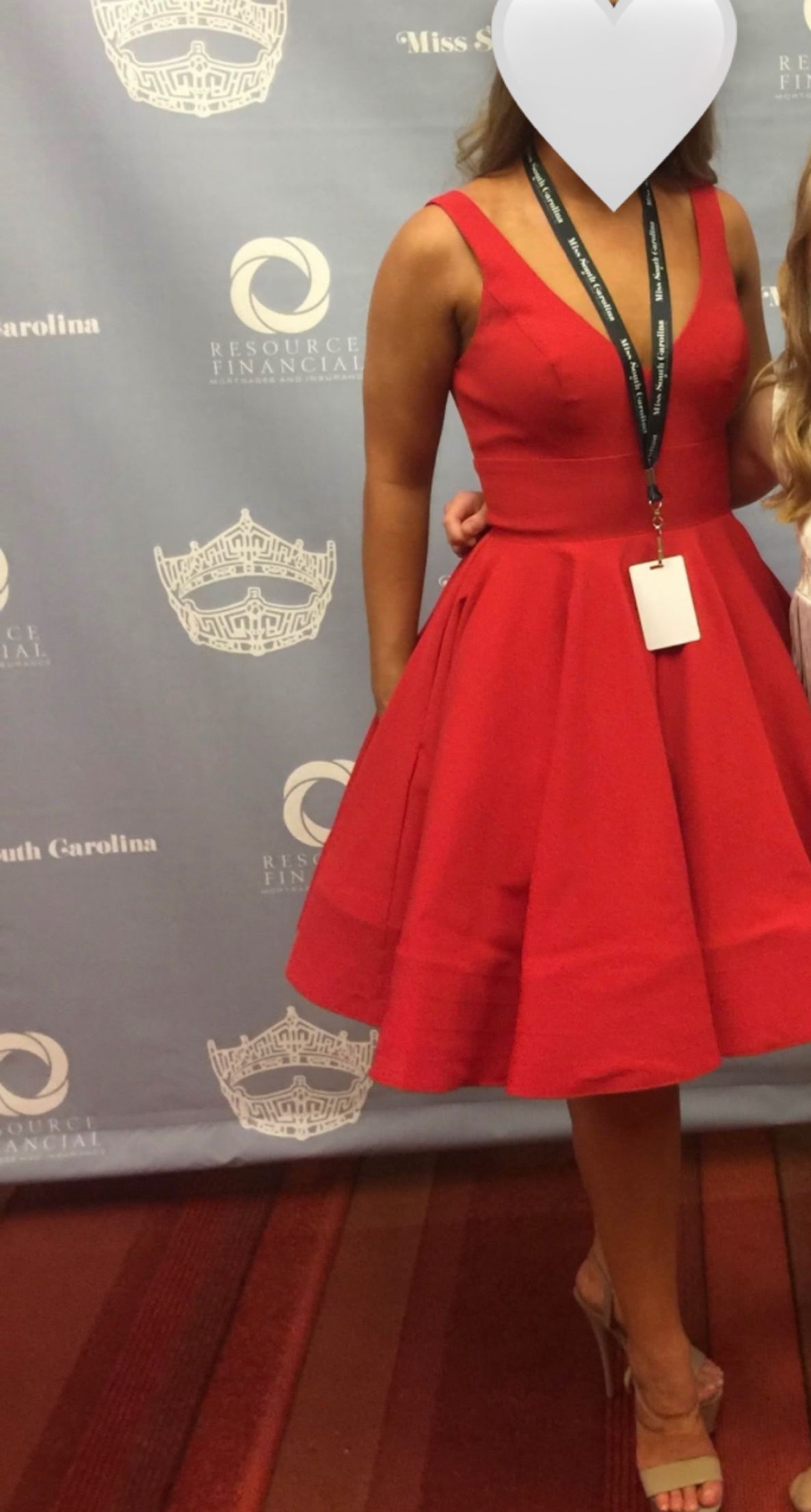 Mac Duggal Size 4 Red Cocktail Dress on Queenly
