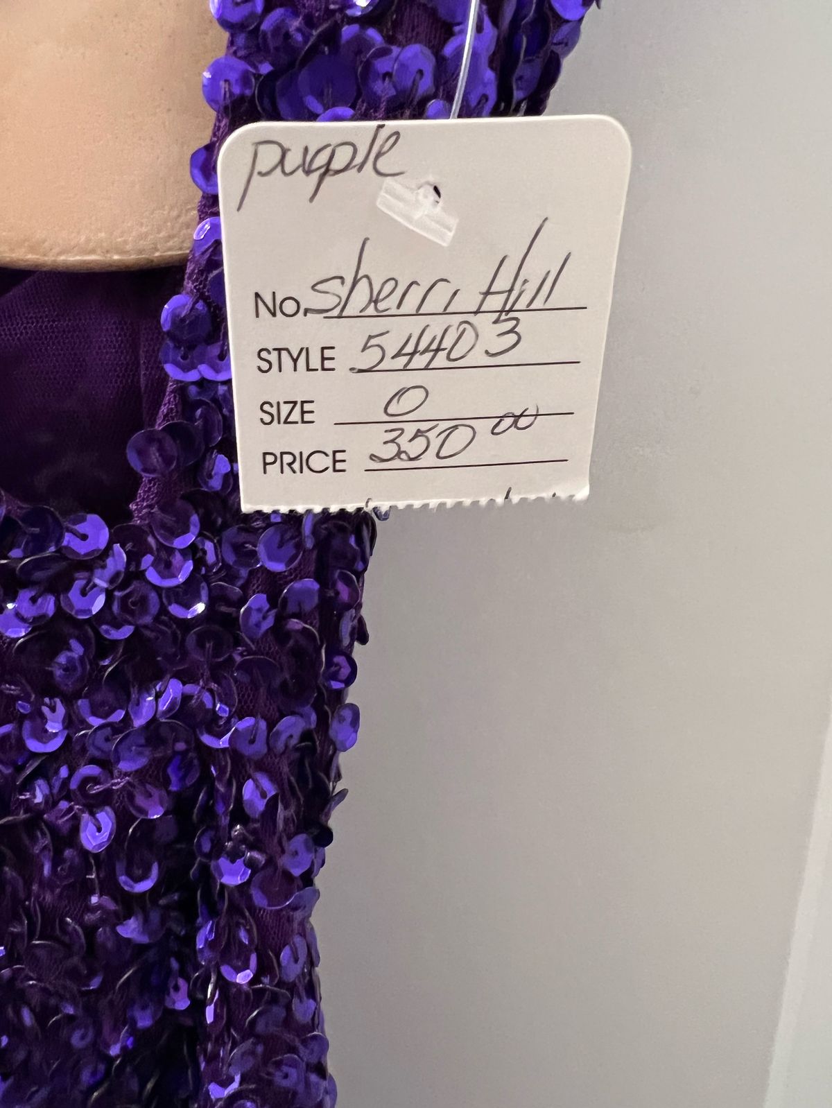 Sherri Hill Size 0 Homecoming One Shoulder Purple Cocktail Dress on Queenly