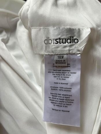 David's Bridal Plus Size 18 Wedding White A-line Dress on Queenly