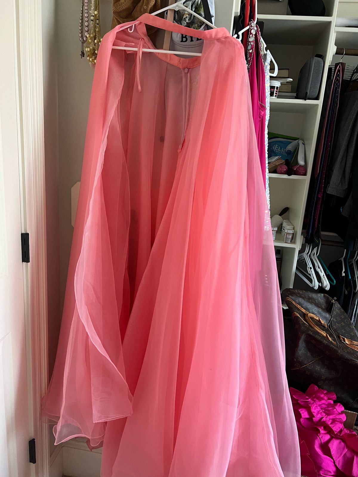 Ashley Lauren Size 2 Pink Dress With Train on Queenly