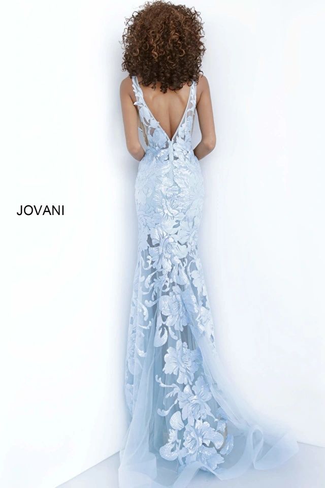Style 60283 Jovani Size 2 Pageant Royal Blue Mermaid Dress on Queenly