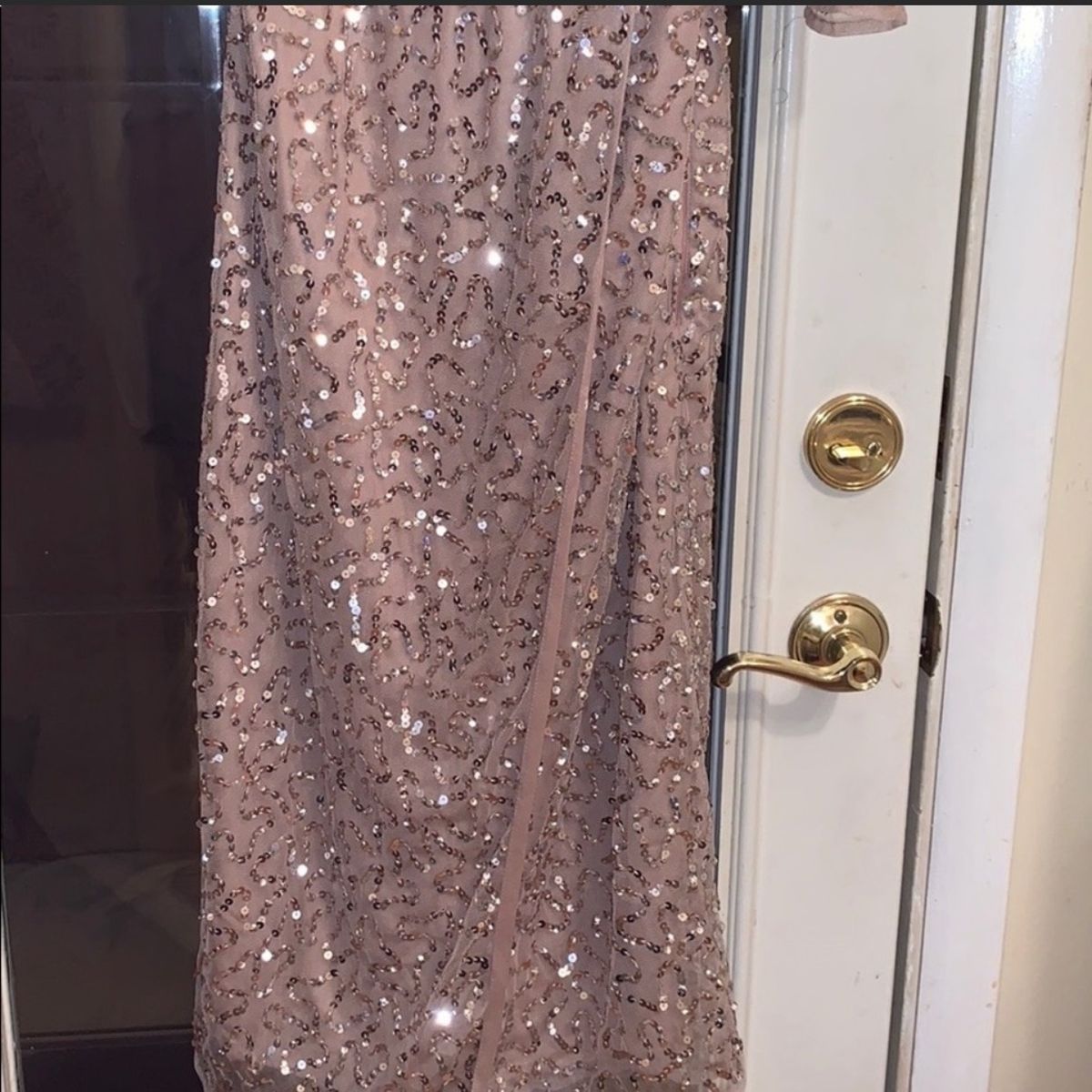 Asos Size 4 Prom Nude Cocktail Dress on Queenly