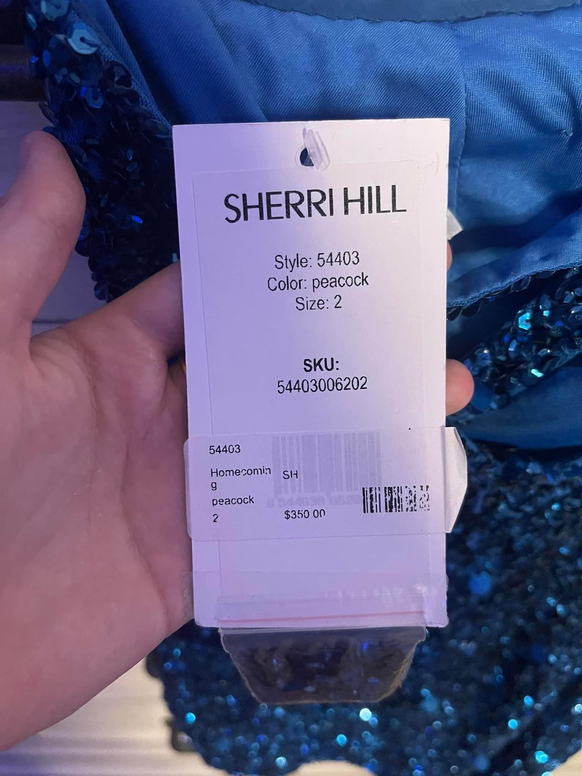 Sherri Hill Size 2 Homecoming Navy Blue Cocktail Dress on Queenly