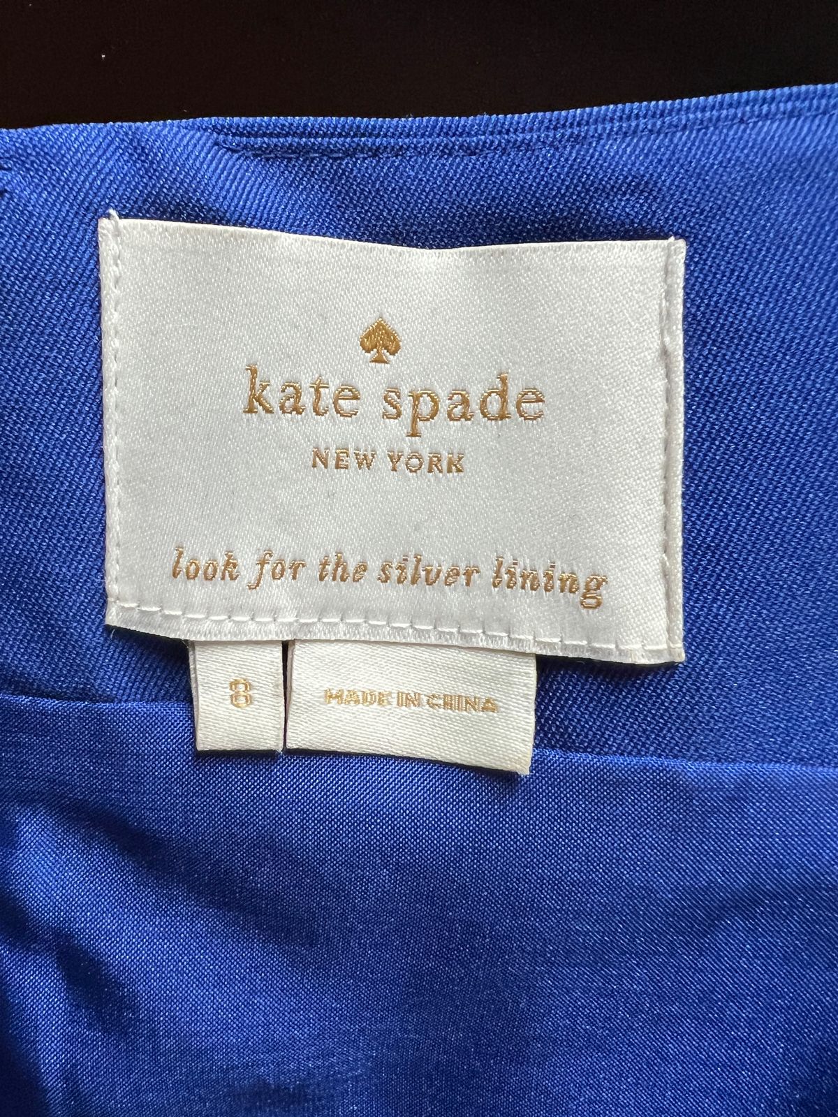 Kate Spade Size 8 Pageant Blue Cocktail Dress on Queenly