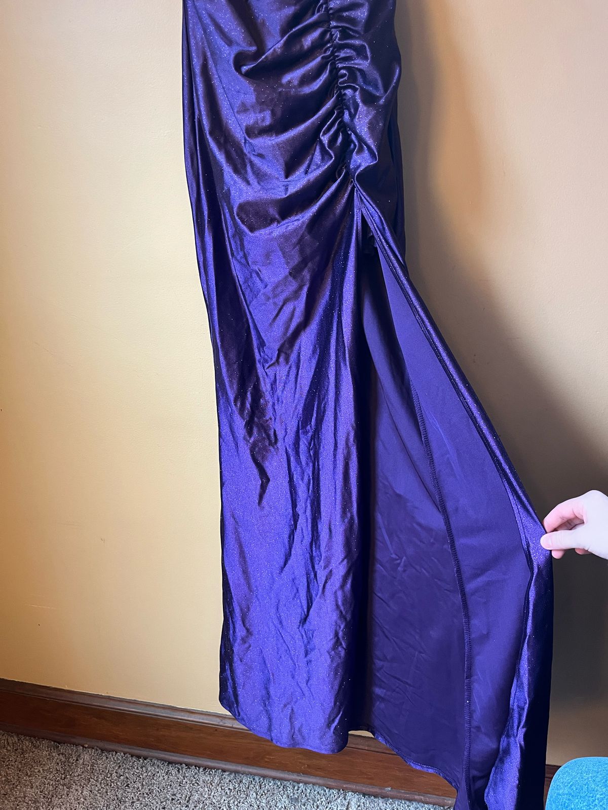 Honey and Rosie Size M Prom Purple Floor Length Maxi on Queenly