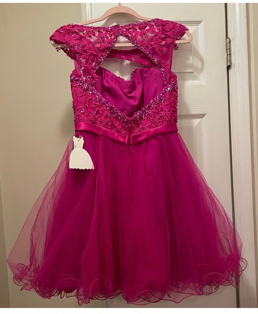 MoriLee Size 8 Pageant Pink Cocktail Dress on Queenly