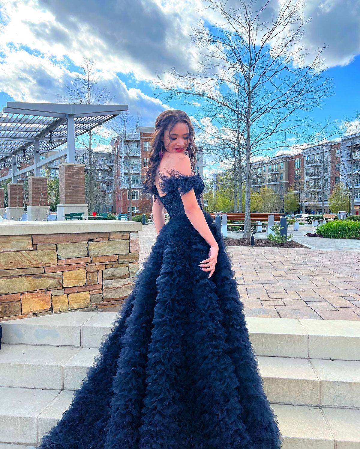 Sherri Hill Size 00 Prom Black Ball Gown on Queenly