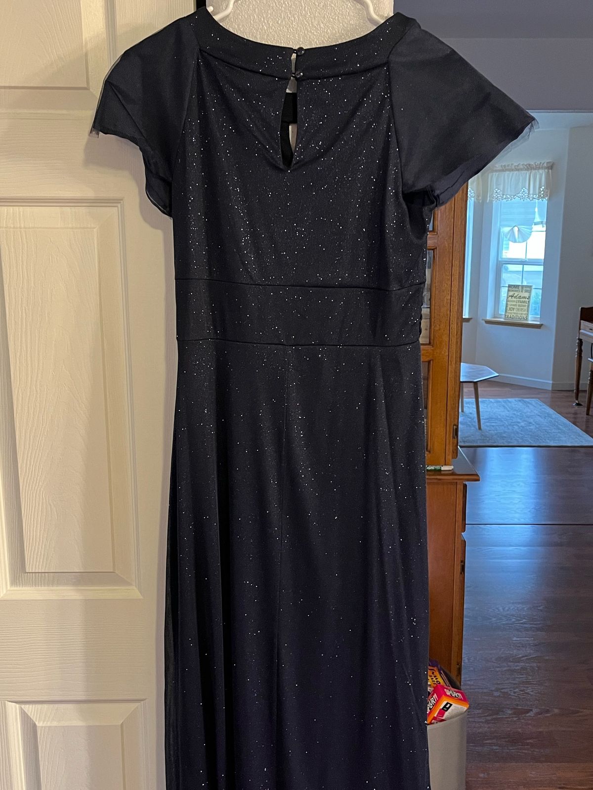 Size XL Prom Blue Floor Length Maxi on Queenly