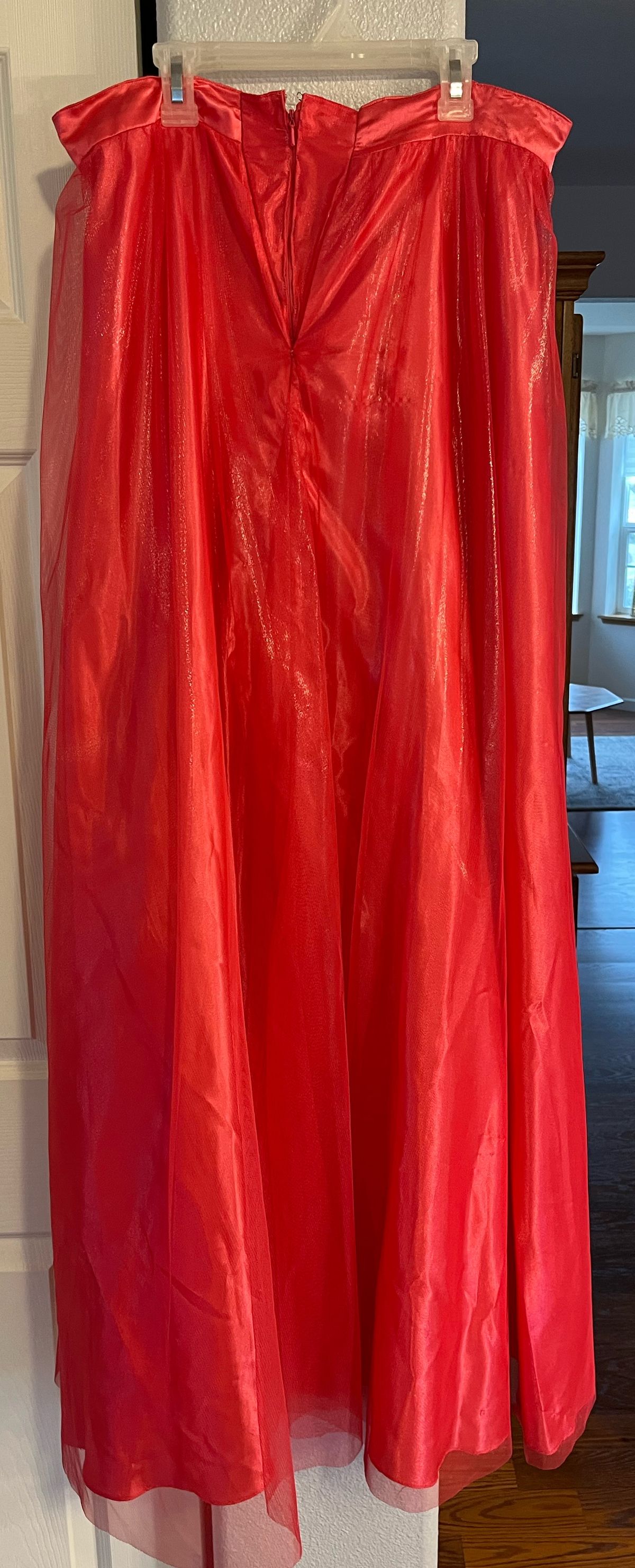 Size XL Prom Pink Dress With Train on Queenly