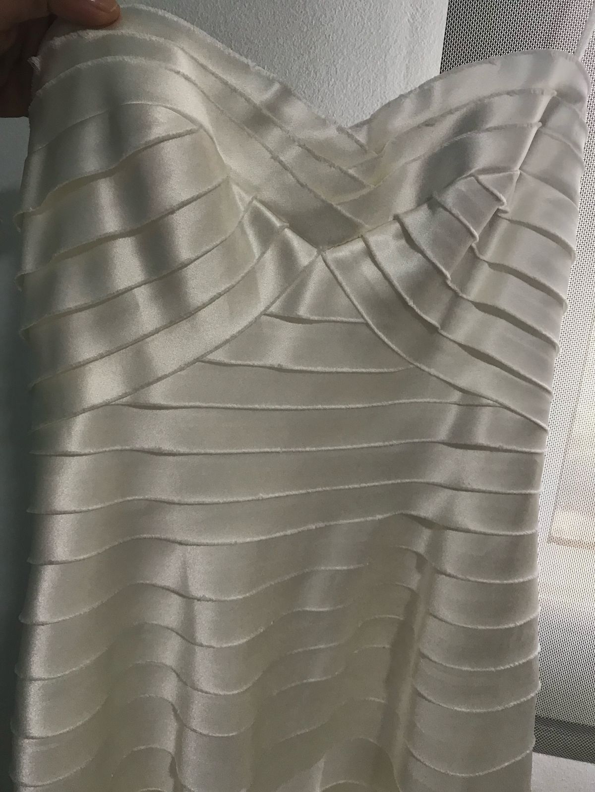 BCBG Size XS White Ball Gown on Queenly