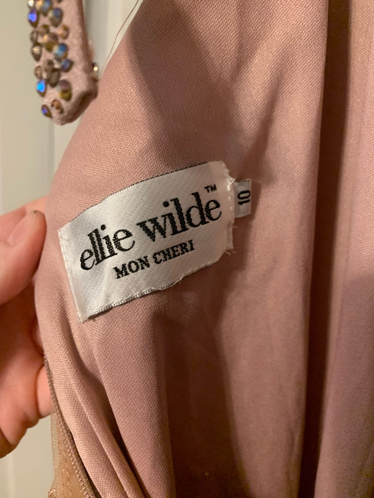 Ellie Wilde Size 10 Prom Pink Mermaid Dress on Queenly