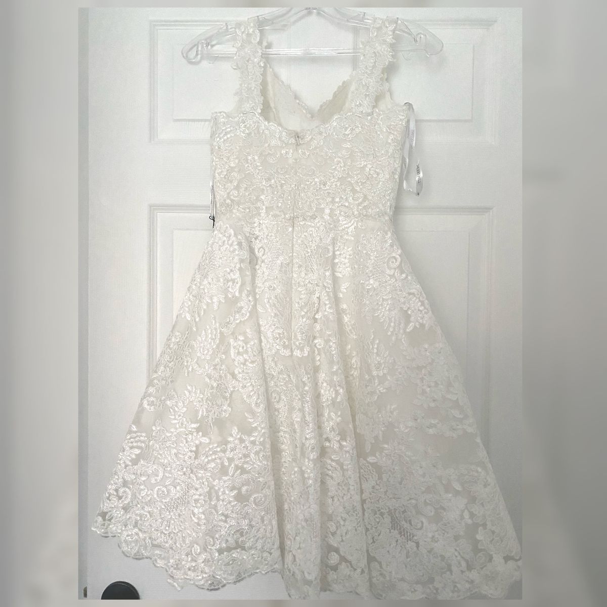 Sherri Hill Size 2 Homecoming Lace White Cocktail Dress on Queenly