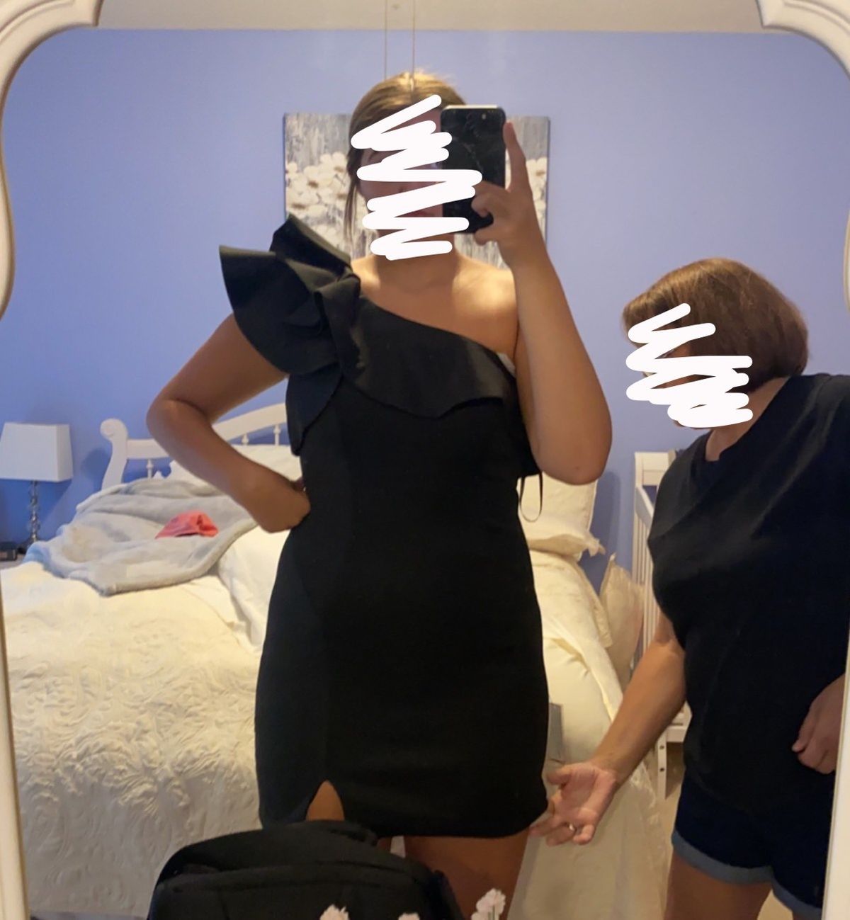 Dave and Johnny Plus Size 16 Prom Black Cocktail Dress on Queenly