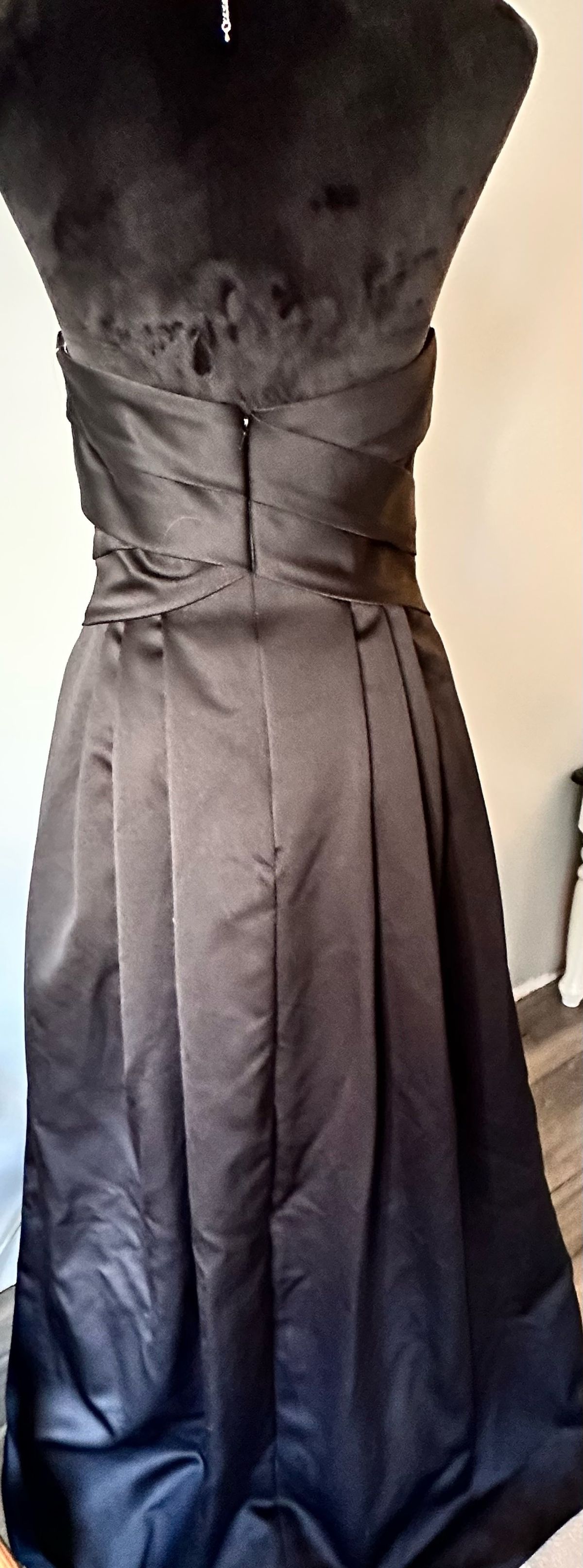 Size 8 Pageant Black Floor Length Maxi on Queenly
