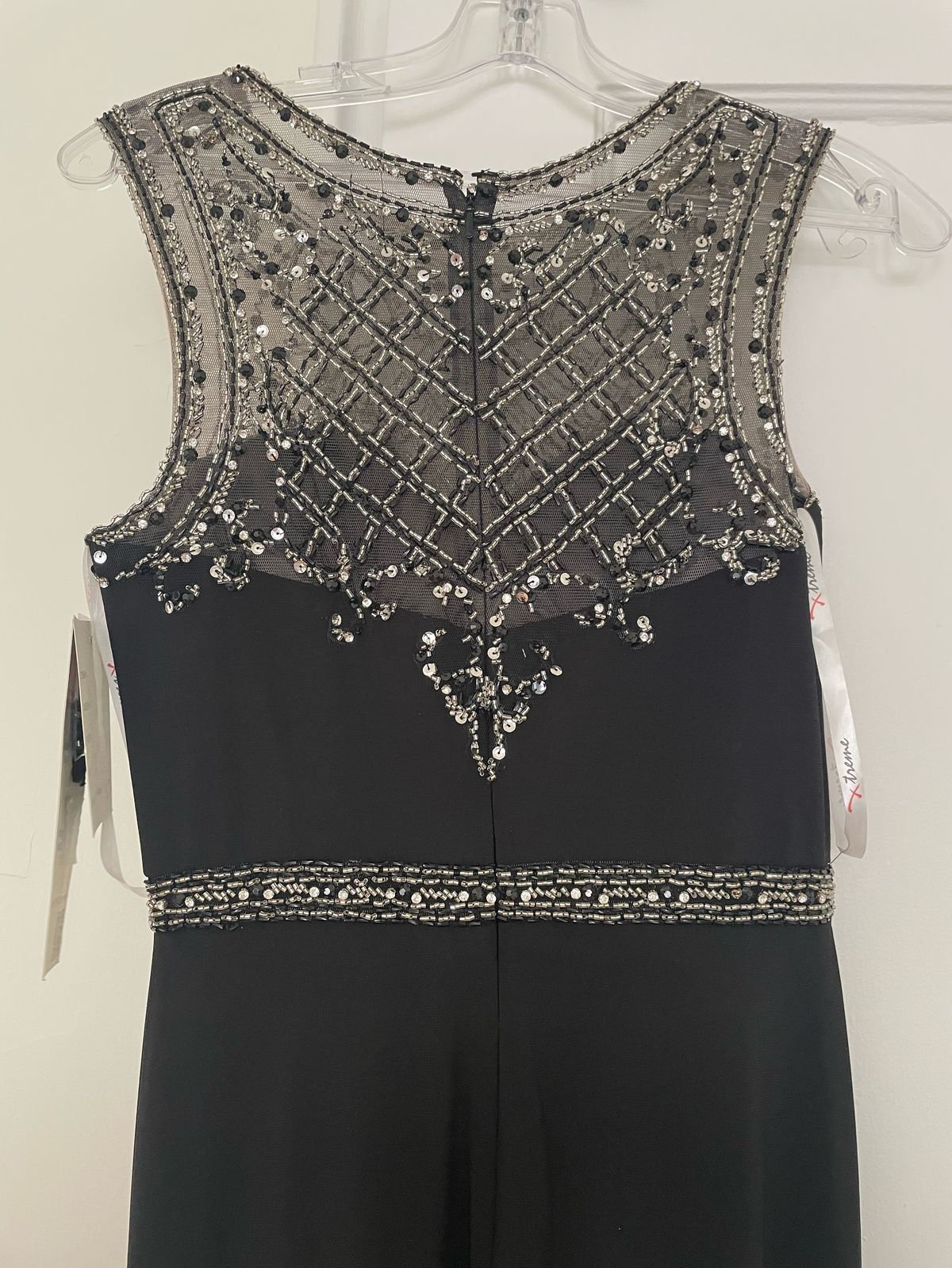 Size 6 Prom Black Side Slit Dress on Queenly