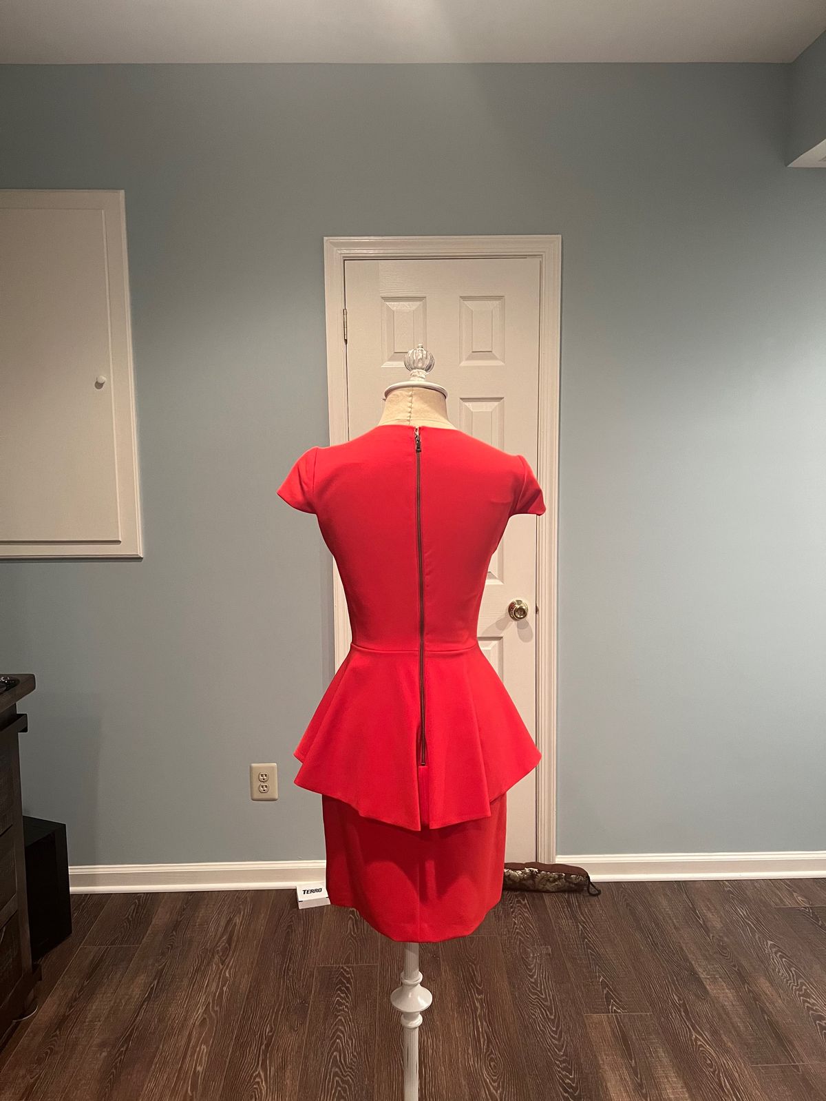 Size 0 Red A-line Dress on Queenly
