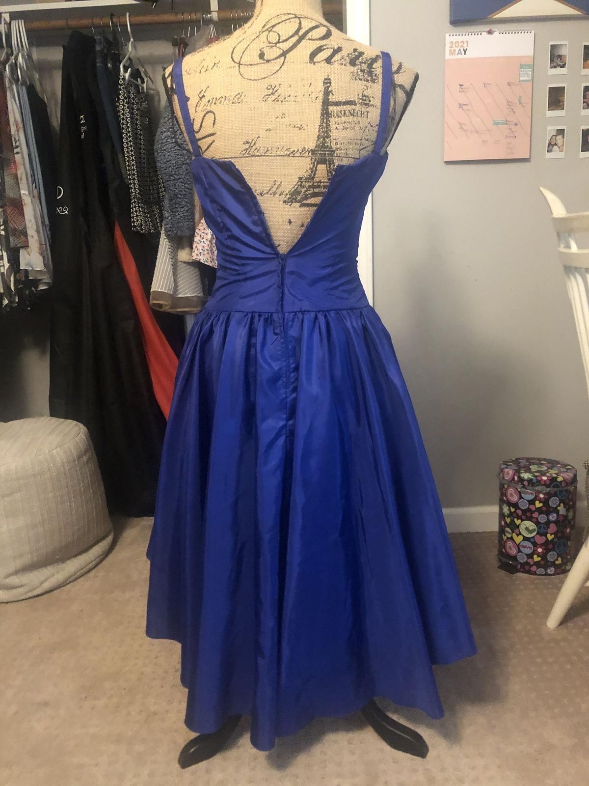 Size 2 Pageant Blue Cocktail Dress on Queenly