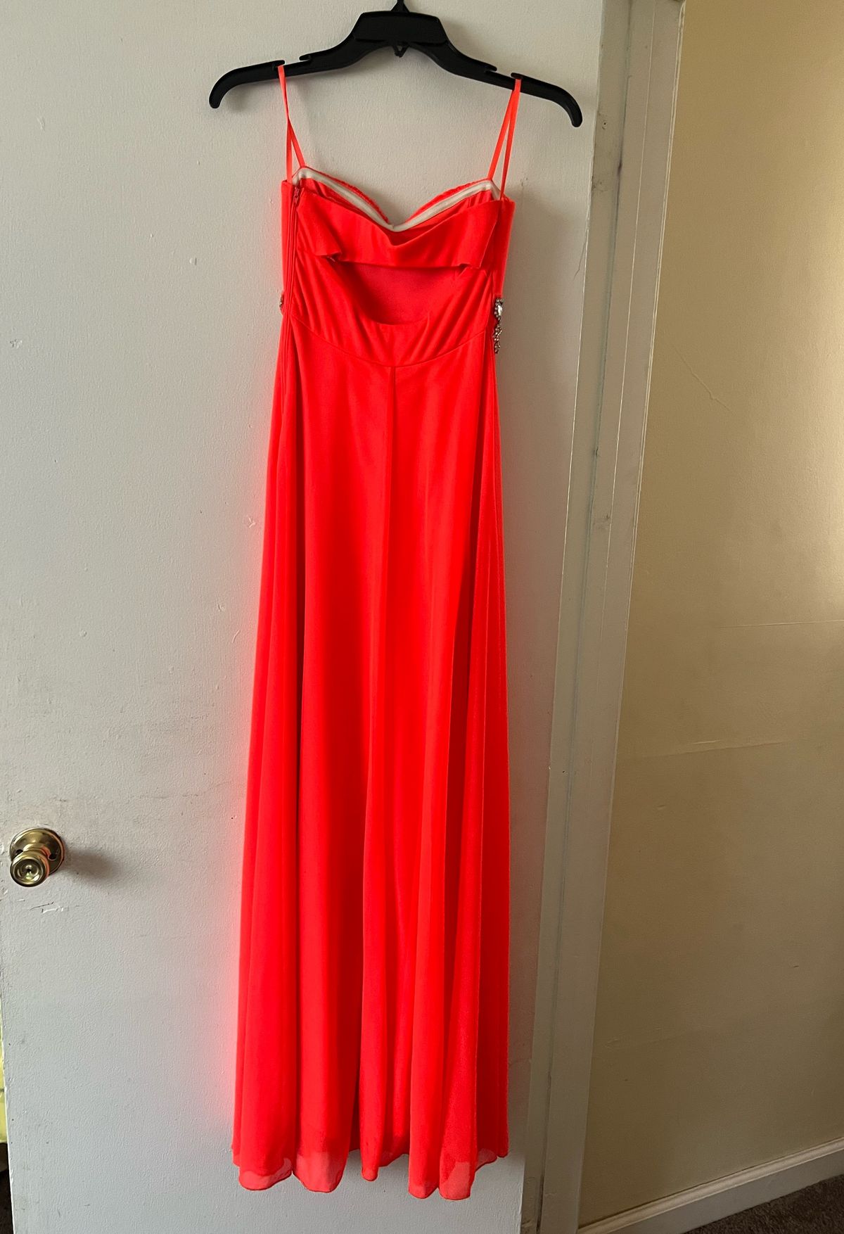 Size 2 Prom Pink Floor Length Maxi on Queenly