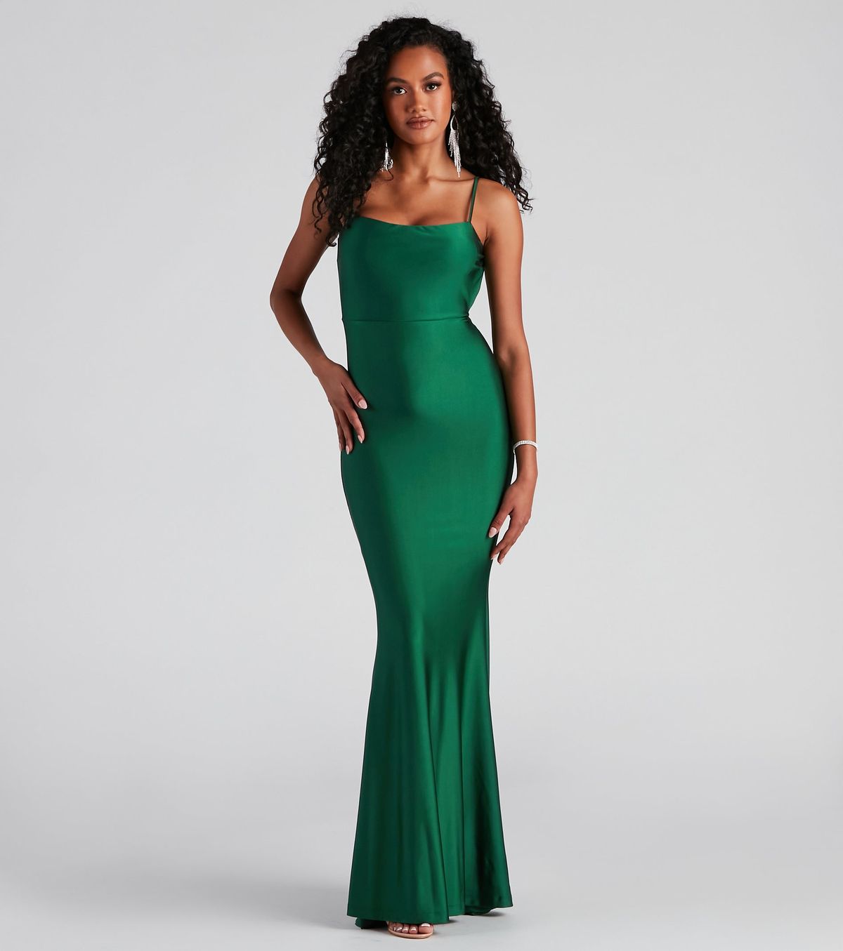 Style 05002-1636 Windsor Size XS Bridesmaid Green Mermaid Dress