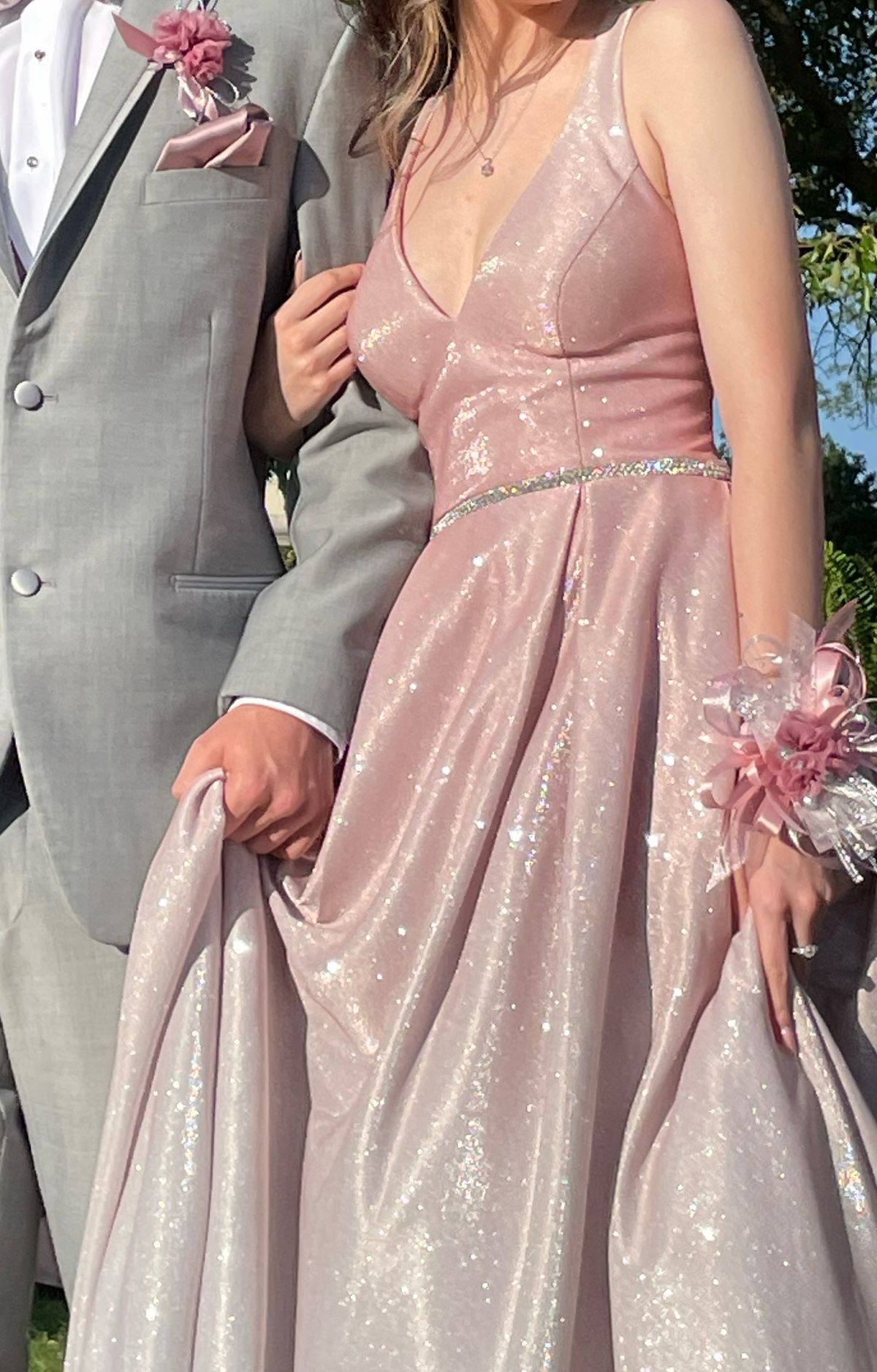 Size 2 Prom Multicolor A-line Dress on Queenly