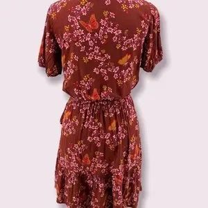 Madewell Size 2 Floral Red Floor Length Maxi on Queenly